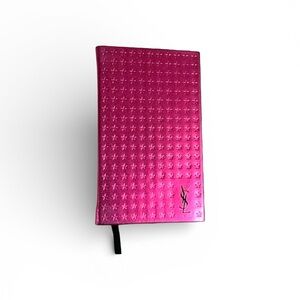 YSL Beauty Fuchsia Star Pattern Notebook